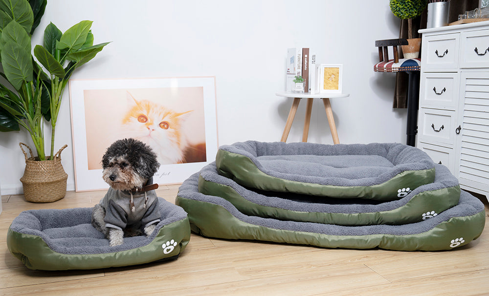 Lit pour chien ultra-doux et imperméable de luxe